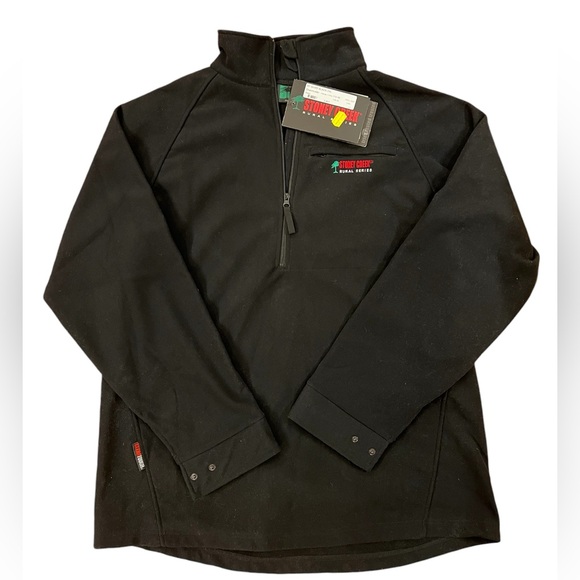 Stoney Creek Men’s XXL Black Rugged Waterproof Breathable jacket zipper shirt, - Picture 1 of 4